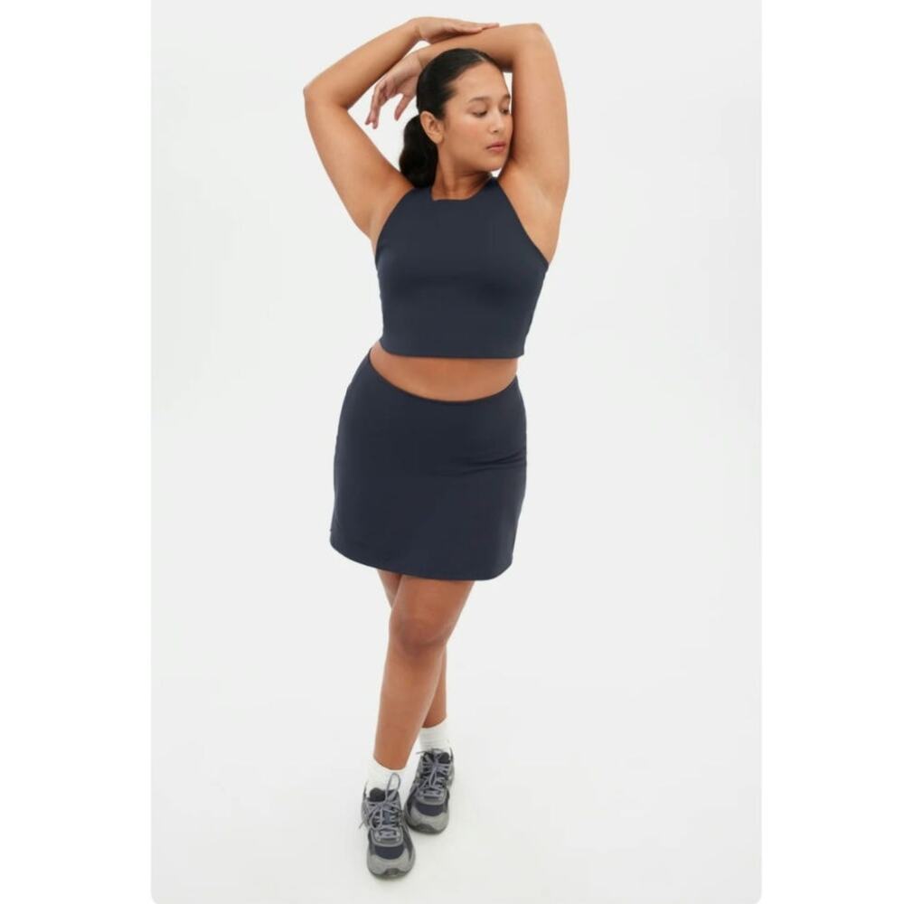 Girlfriend Collective Black Skyline Sport Skort Size: XL NEW